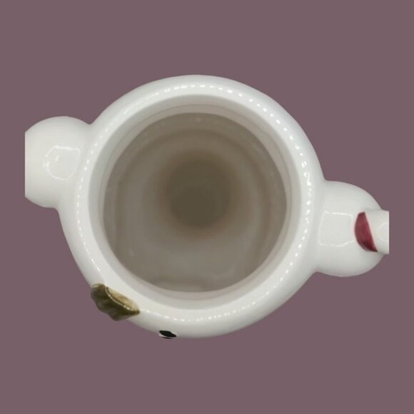 Tabletop unlimited snowman cookie jar white black color 14.5tall×8W - Picture 8 of 9